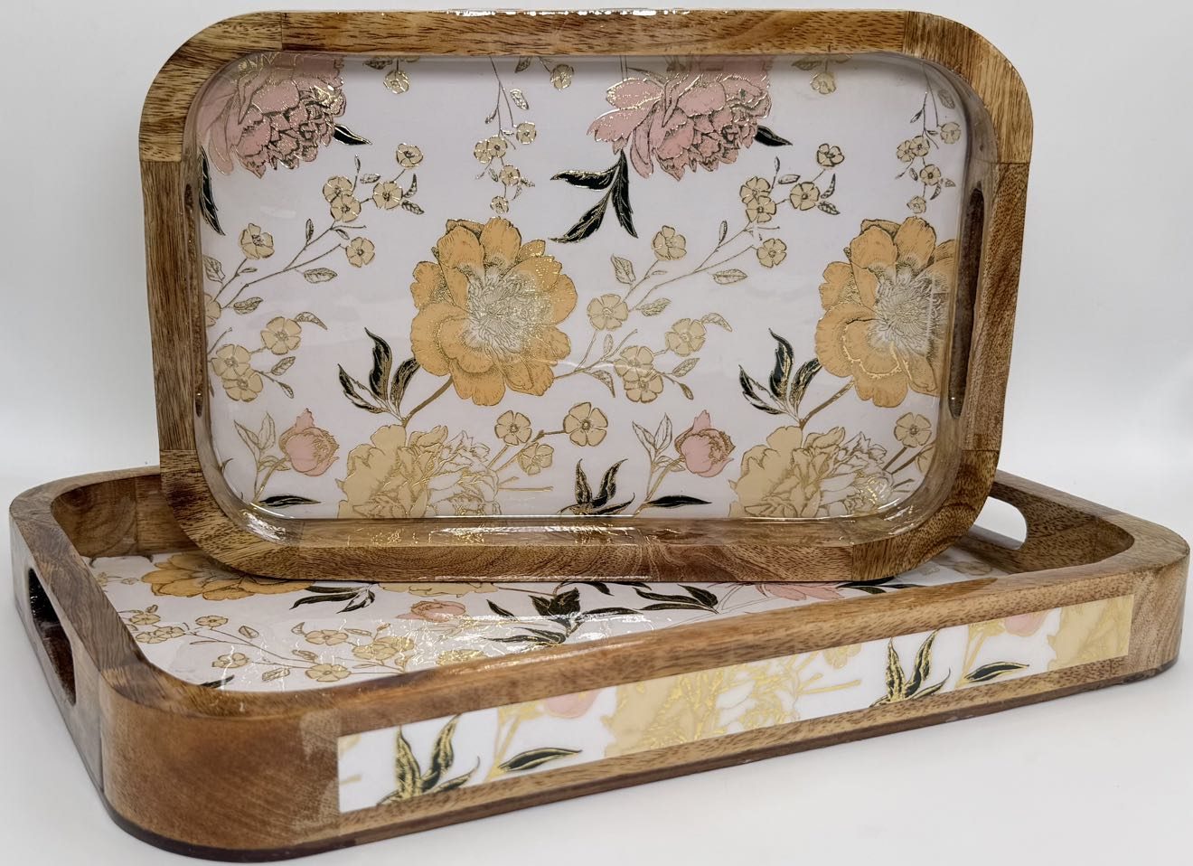 2 PC Tray Set 15MM (KG) in the Guldasta design