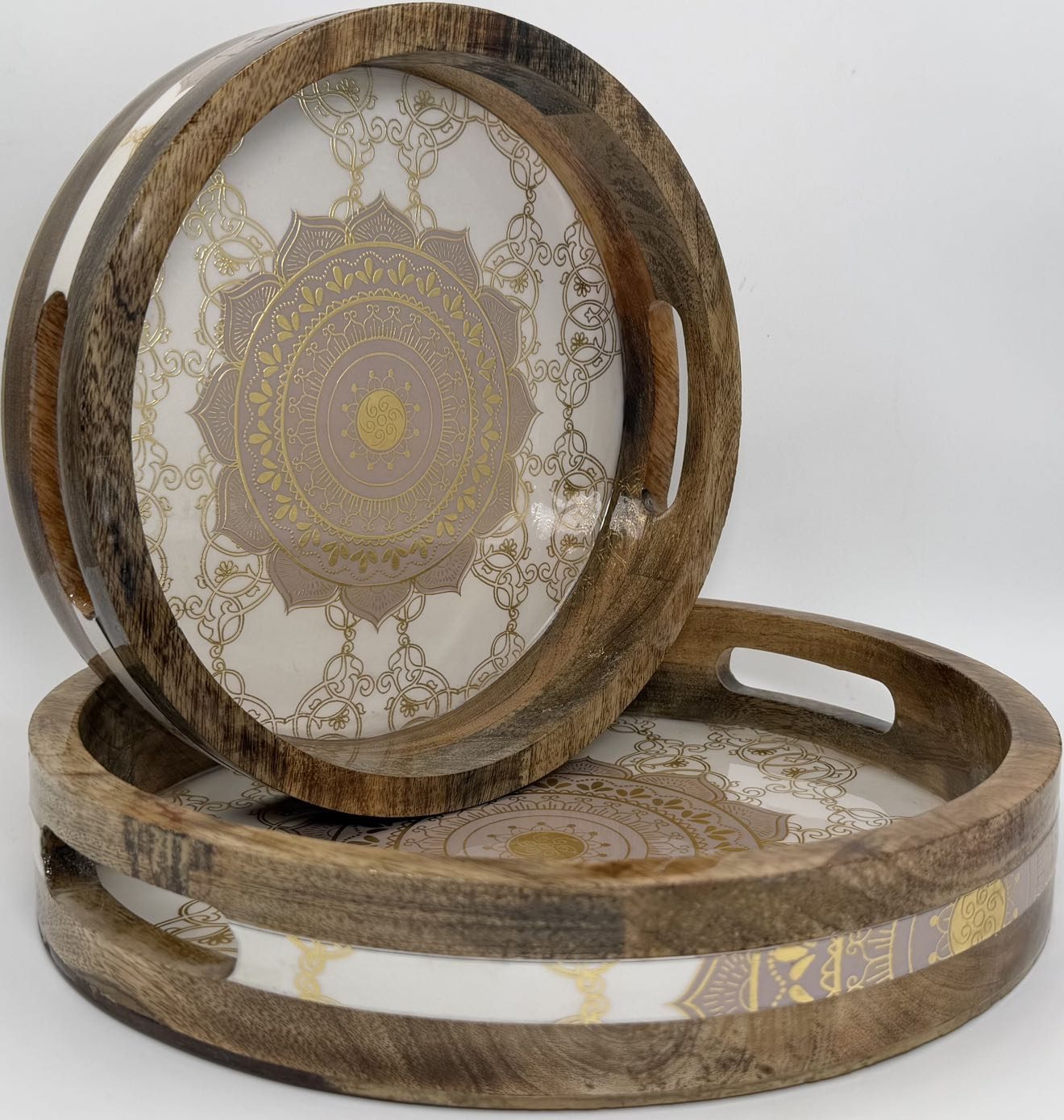 2 PC Tray Set 15MM (RN) in the Taj design