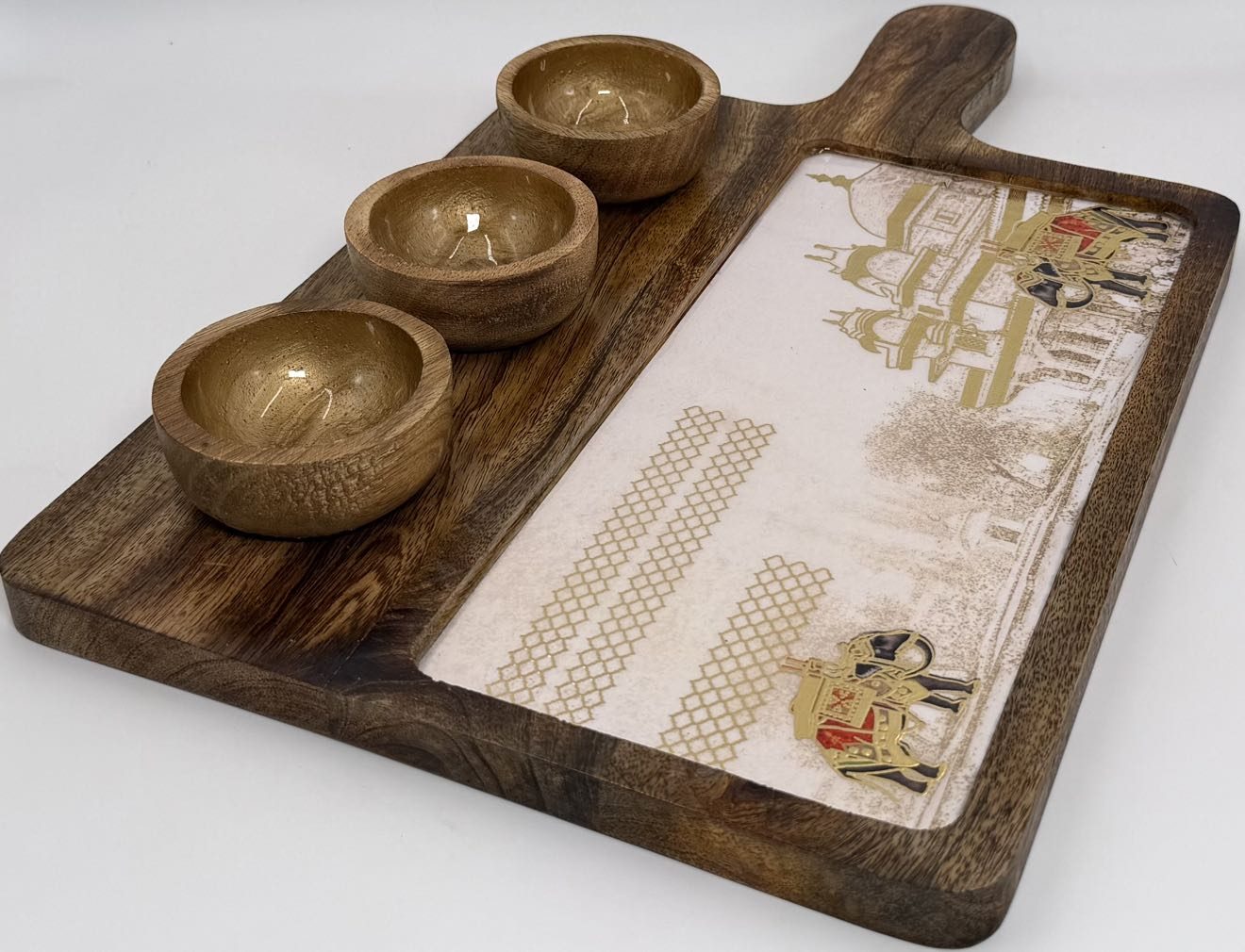 3 Bowl Platter in the Gajraj design