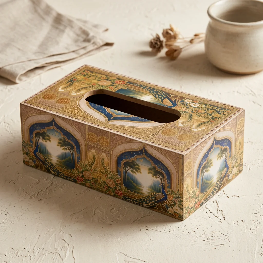 Tissue Box in the Bagh design