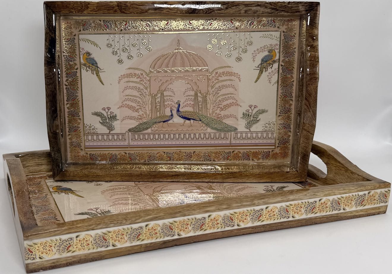 2 PC Tray Set 15MM (HH) in the Shalimar design