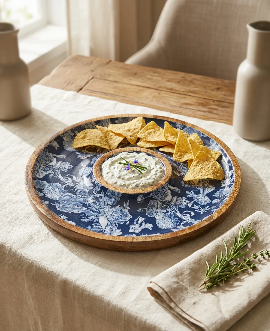 Chip Dip CB in Midnight Botanica design