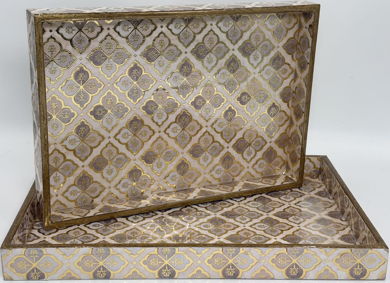 2 PC Tray Set (SMRCT) — Jaali — Product view