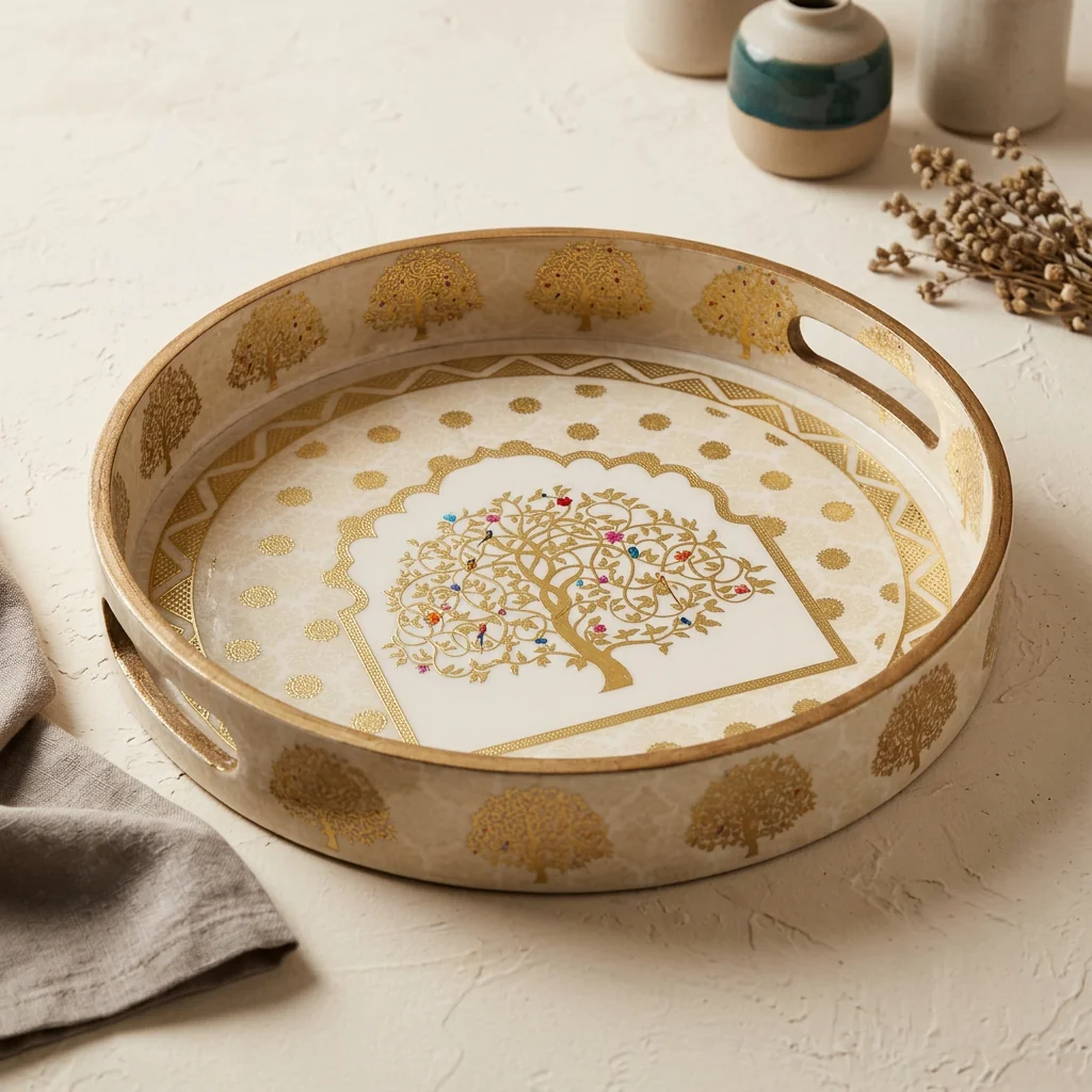 Round Trays (SL) 12" — Vriksha — Lifestyle 1