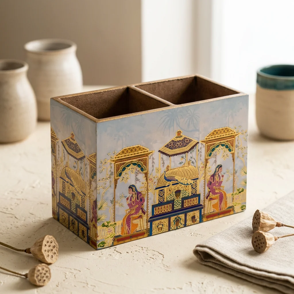 Cutlery Holder in Rajmahal design