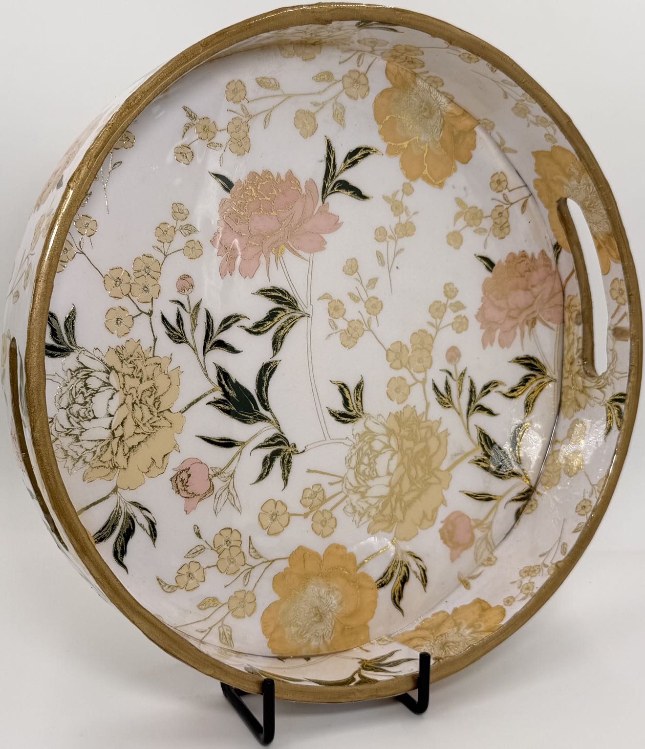 Round Trays (SL) 12" in the Guldasta design