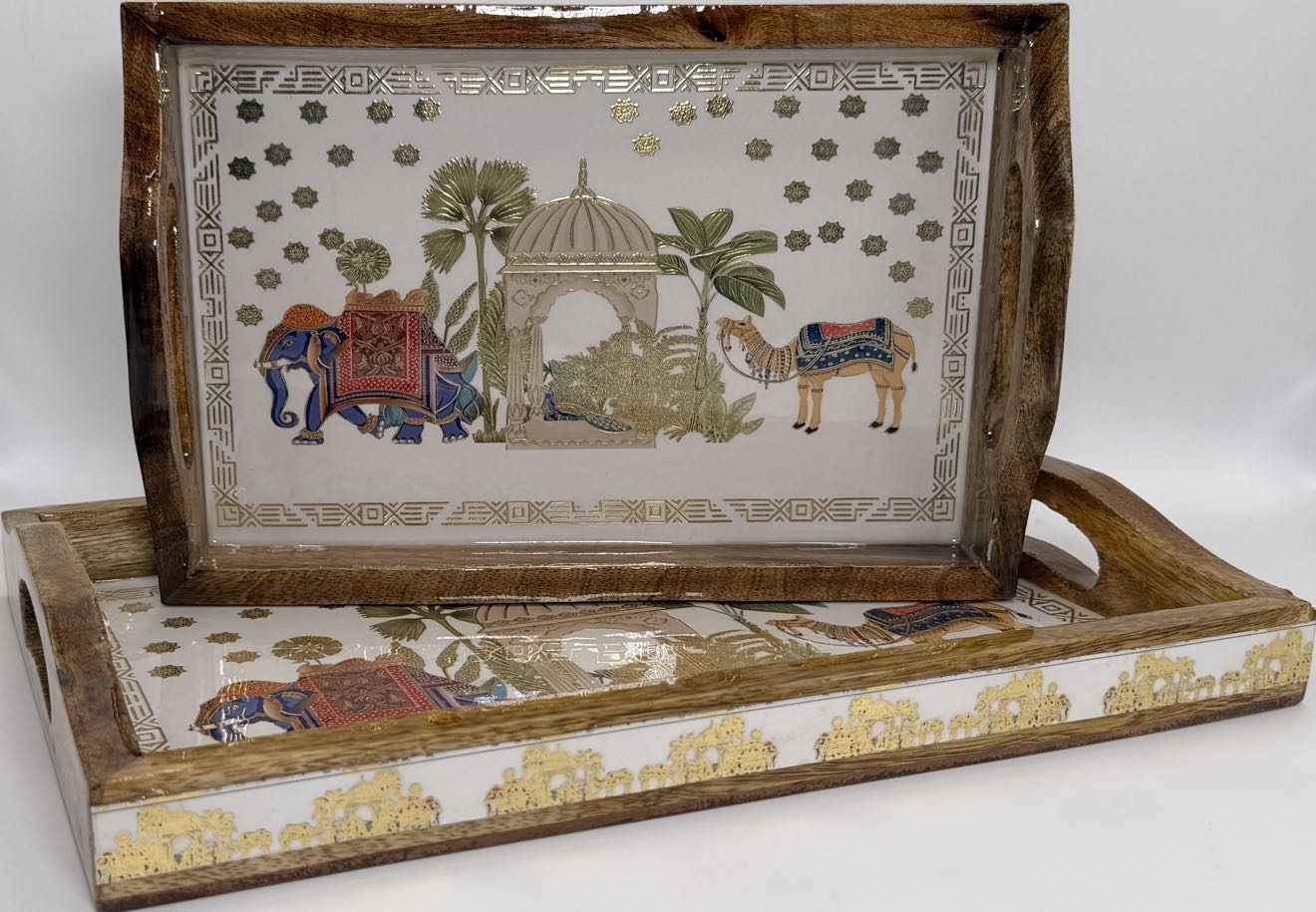 2 PC Tray Set 15MM (HH) in the Karavan design