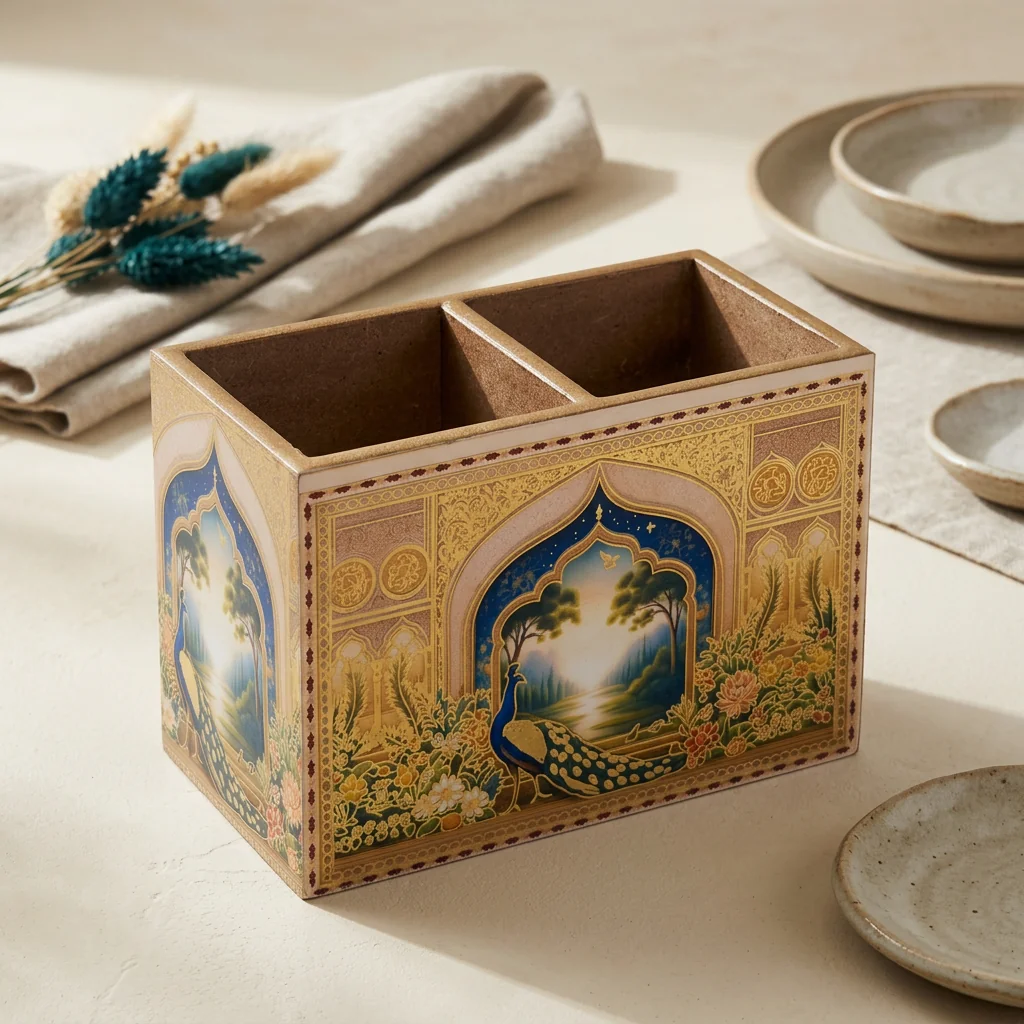 Cutlery Holder in Bagh design