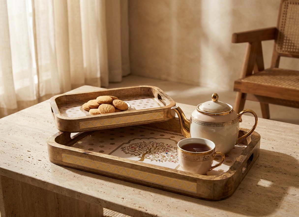 2 PC Tray Set 15MM (KG) – Variant 1 — Vriksha — Lifestyle 2