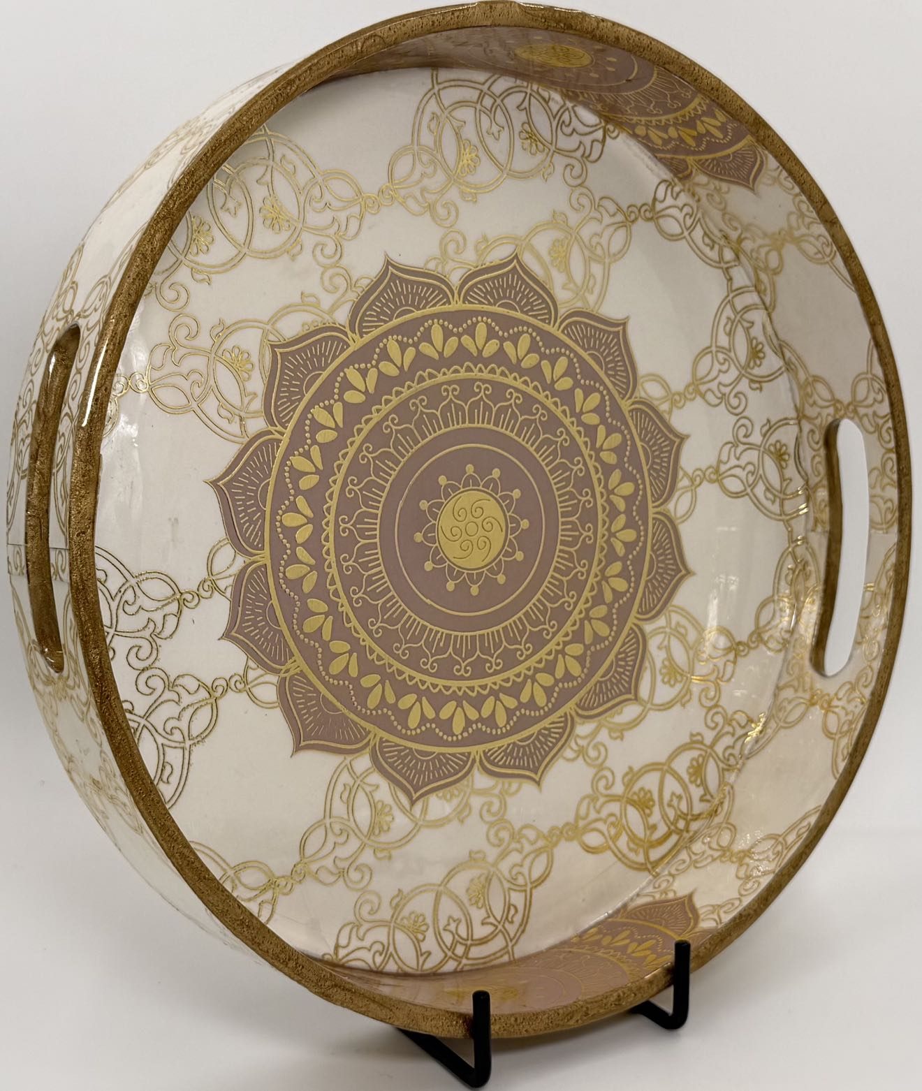 Round Trays (SL) 12" in the Taj design