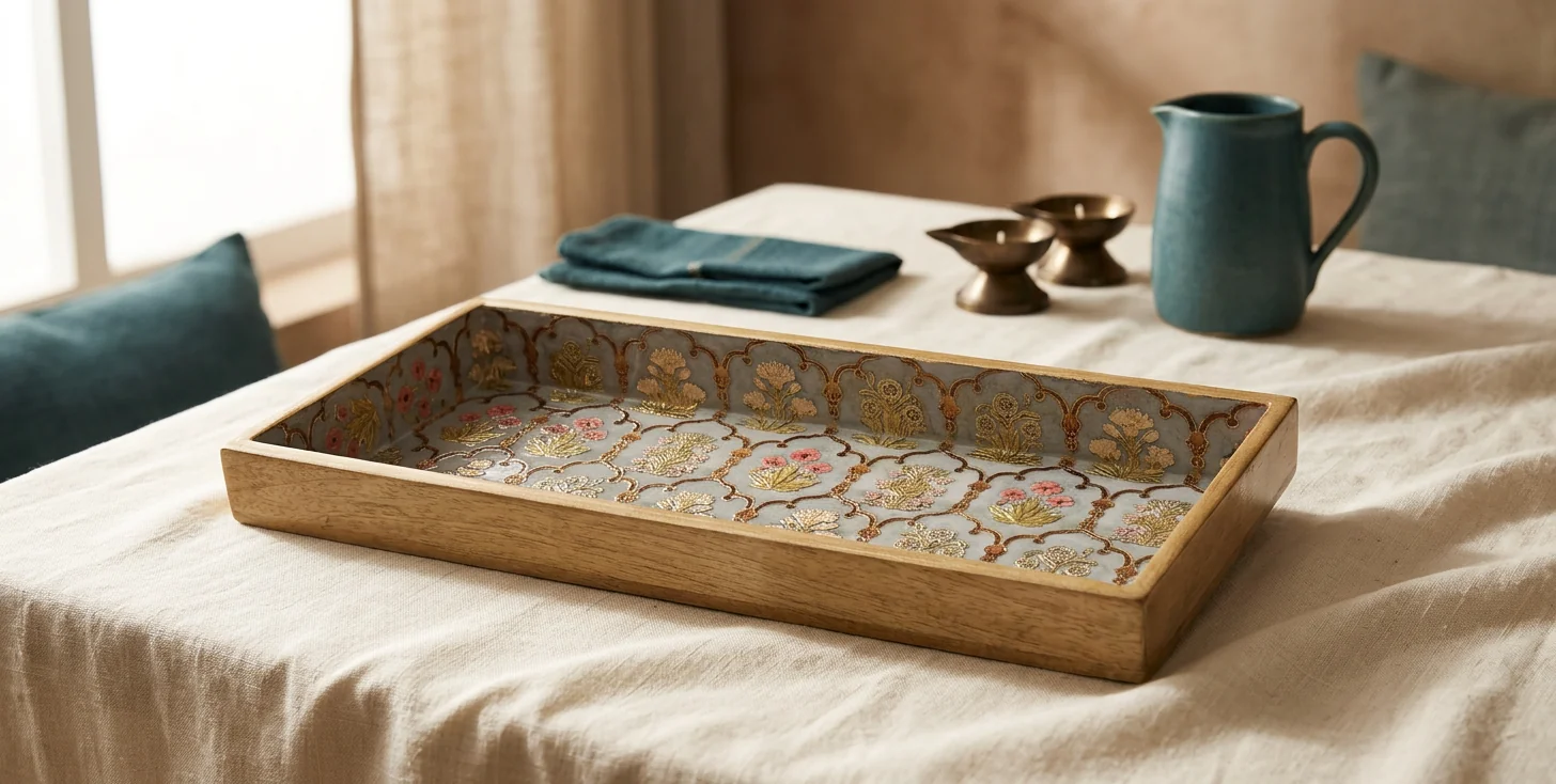Pan Tray in Guljaal design