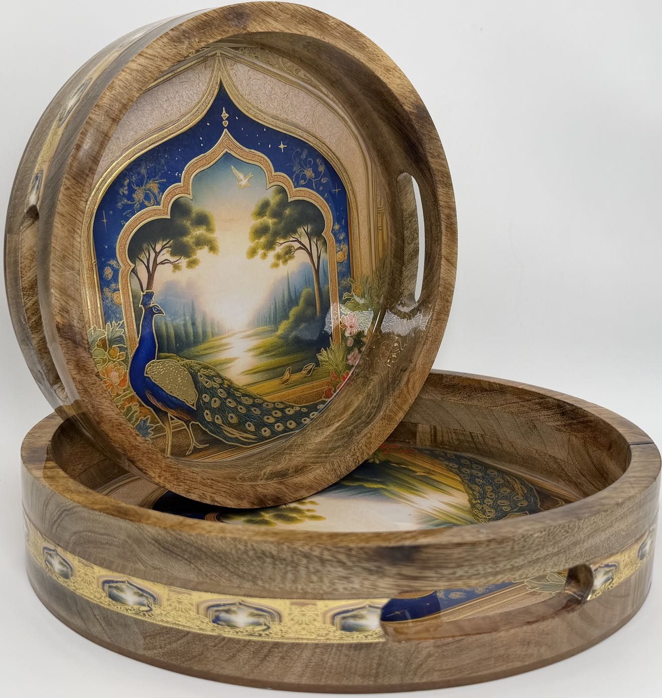 2 PC Tray Set 15MM (RN) in the Bagh design