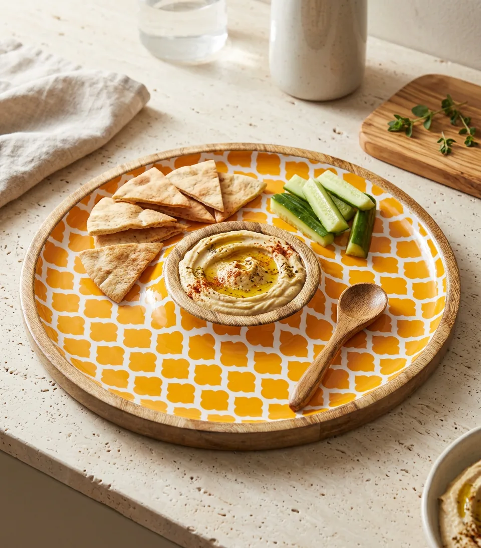 Chip Dip CB in Amber Trellis design