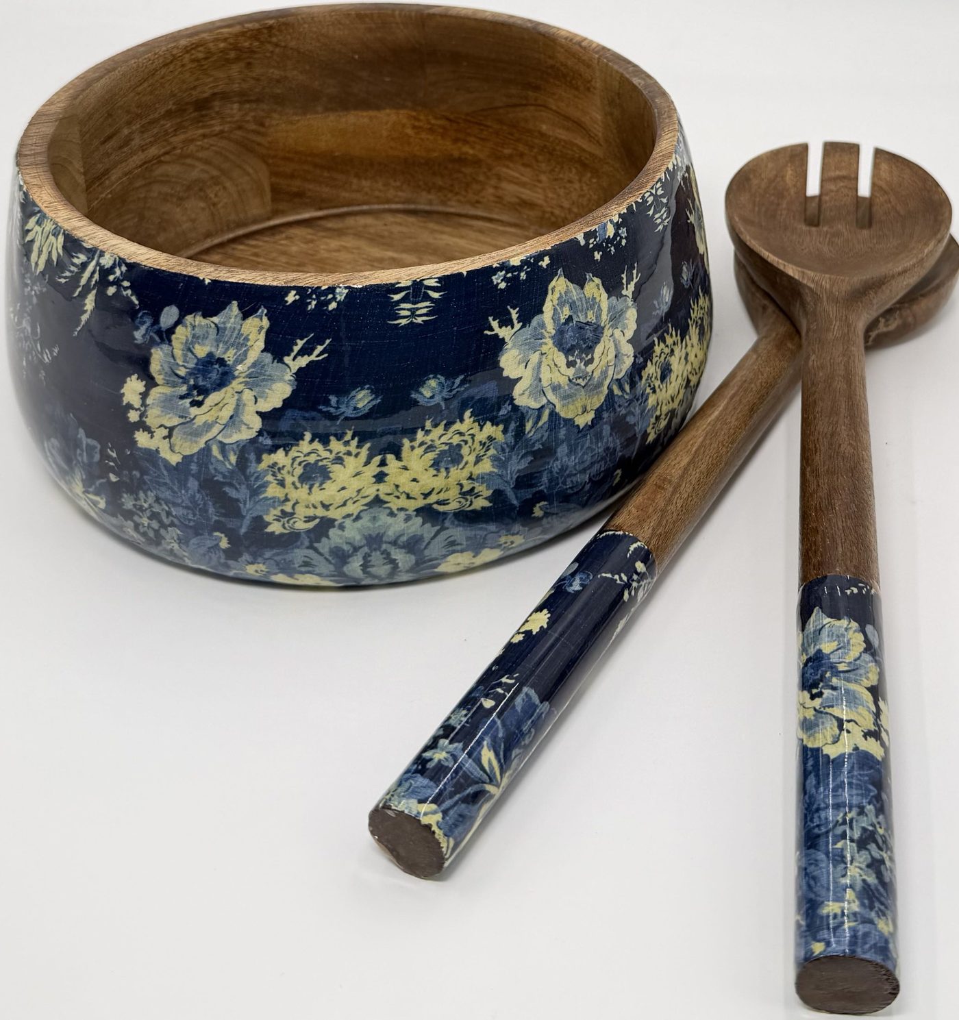 Salad Bowls in the Midnight Bloom design