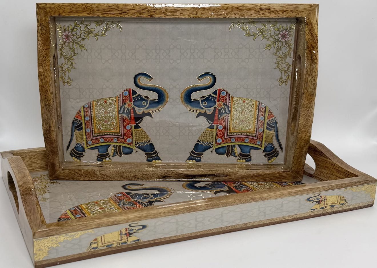 2 PC Tray Set 15MM (HH) in the Gaj design