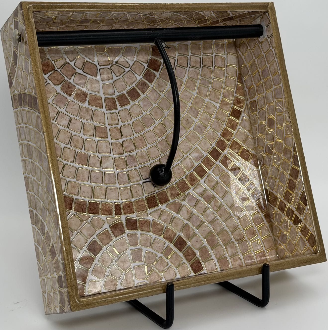 Napkin Holder in the Mother of Pearl design