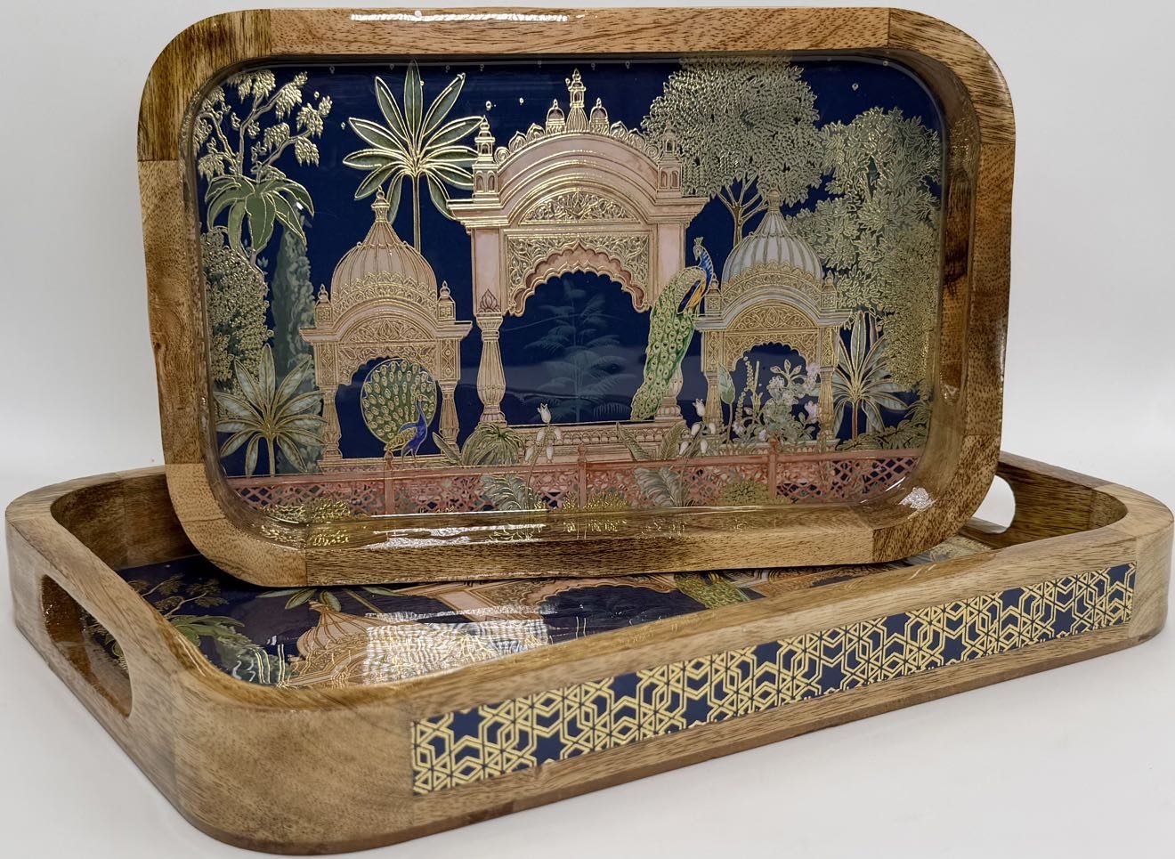2 PC Tray Set 15MM (KG) in the Mehraab design