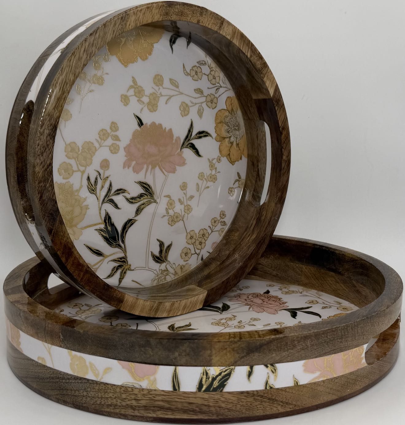 2 PC Tray Set 15MM (RN) in the Guldasta design