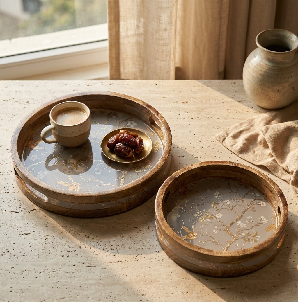 2 PC Tray Set 15MM (RN) in Bel design