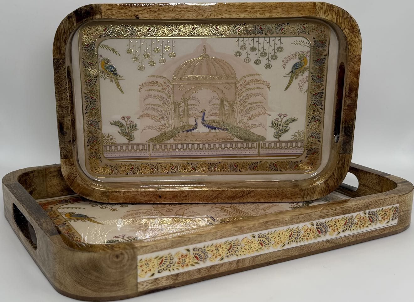 2 PC Tray Set 15MM (KG) in the Shalimar design