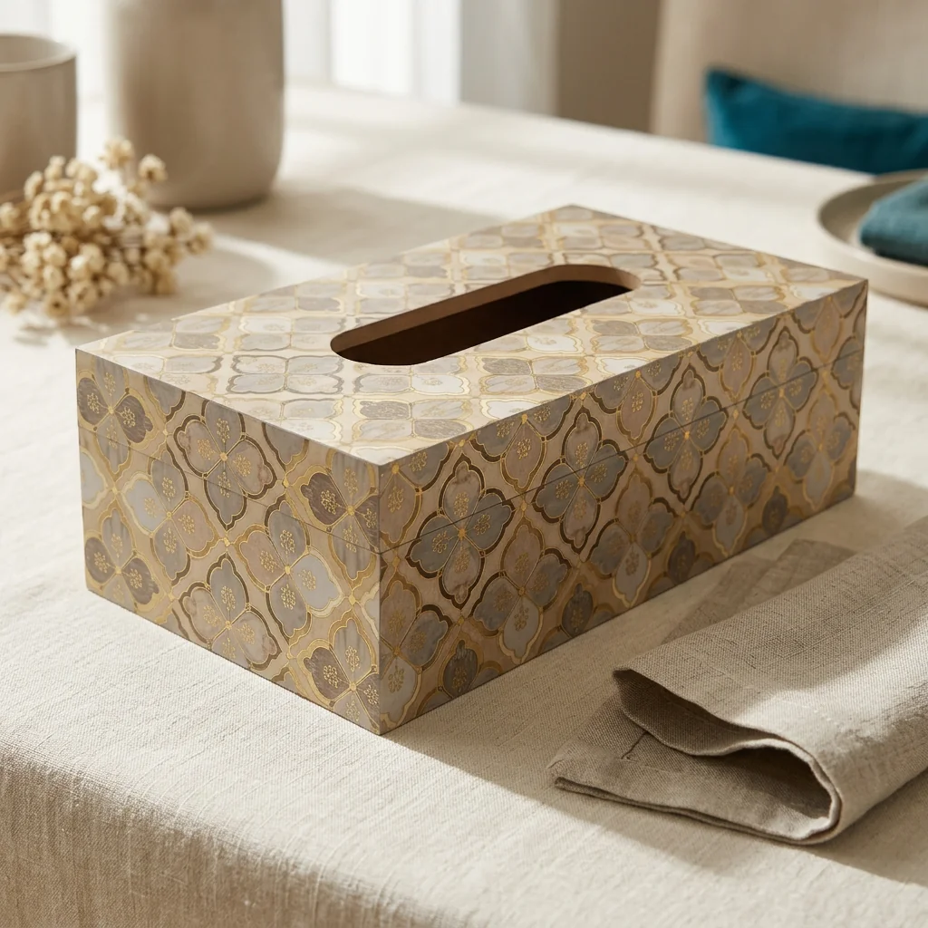 Tissue Box in the Jaali design