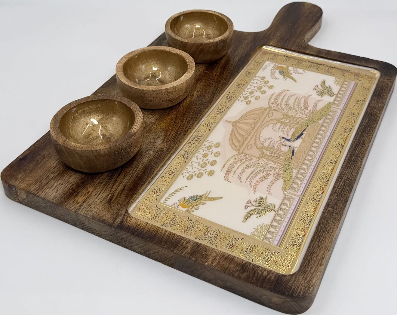 3 Bowl Platter in the Shalimar design