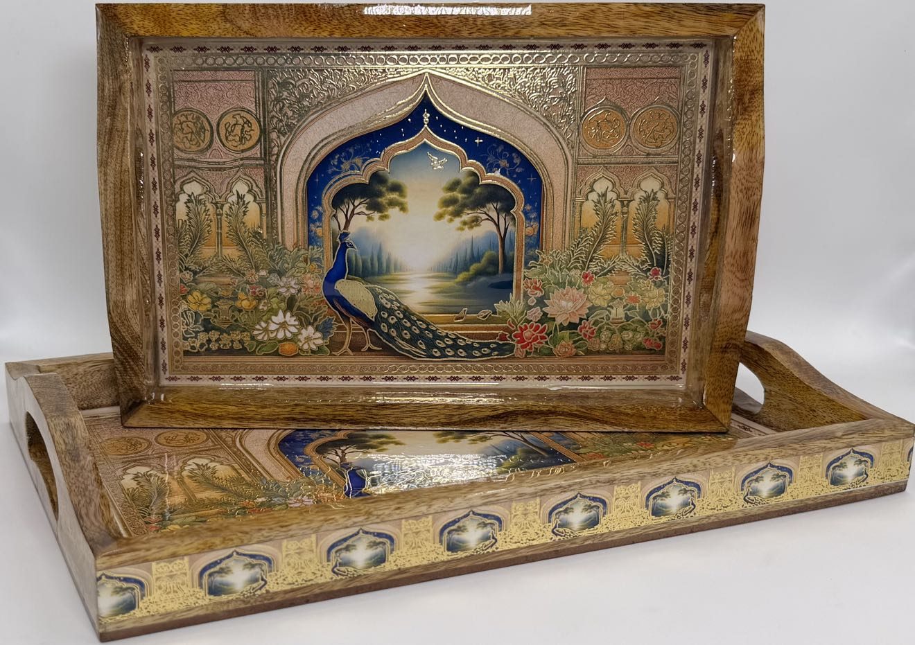 2 PC Tray Set 15MM (HH) in the Bagh design