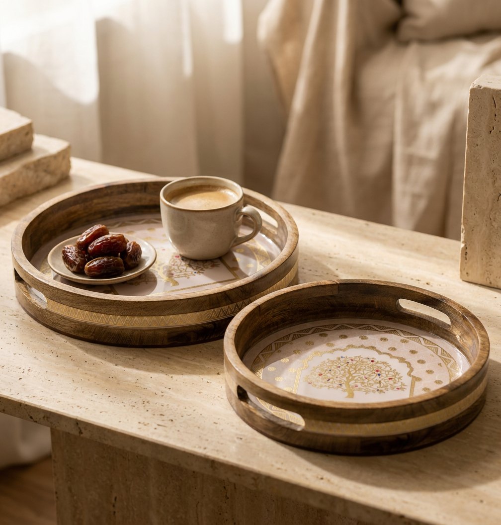 2 PC Tray Set 15MM (RN) — Vriksha — Lifestyle 2