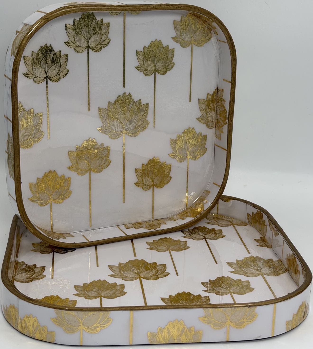 2 PC Tray Set (SMKG) in the Kamal design