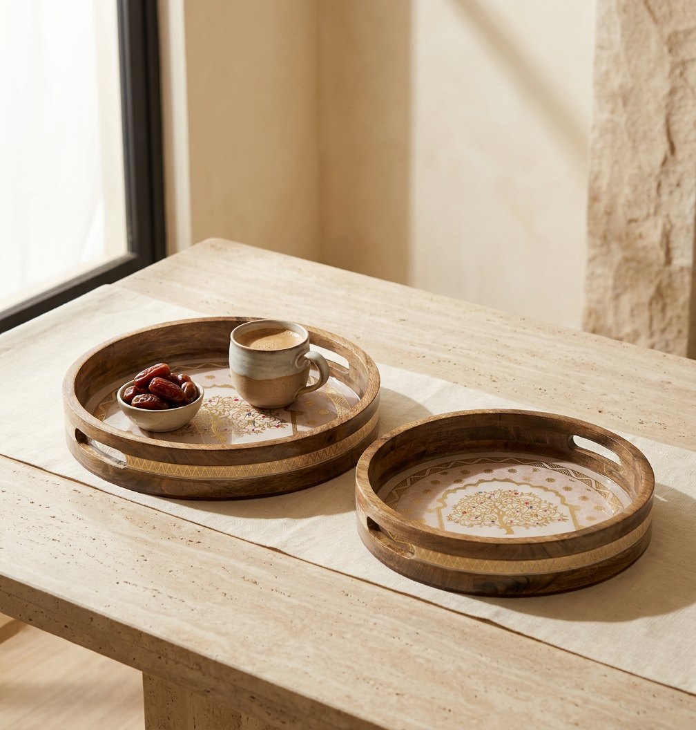 2 PC Tray Set 15MM (RN) — Vriksha — Lifestyle 3