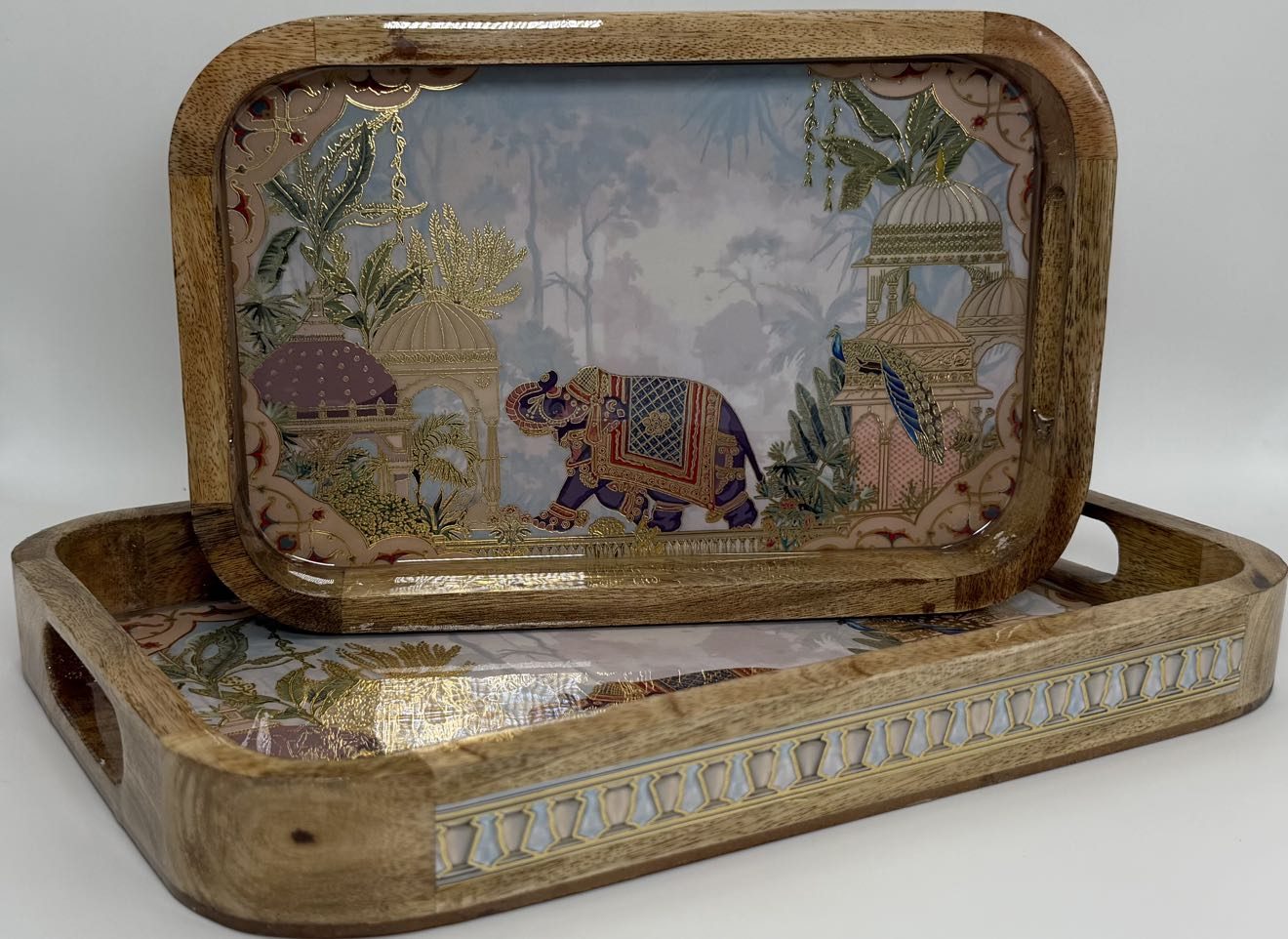 2 PC Tray Set 15MM (KG) in the Darbar design