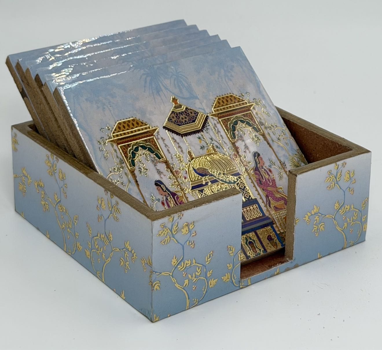 Coaster Set in the Rajmahal design