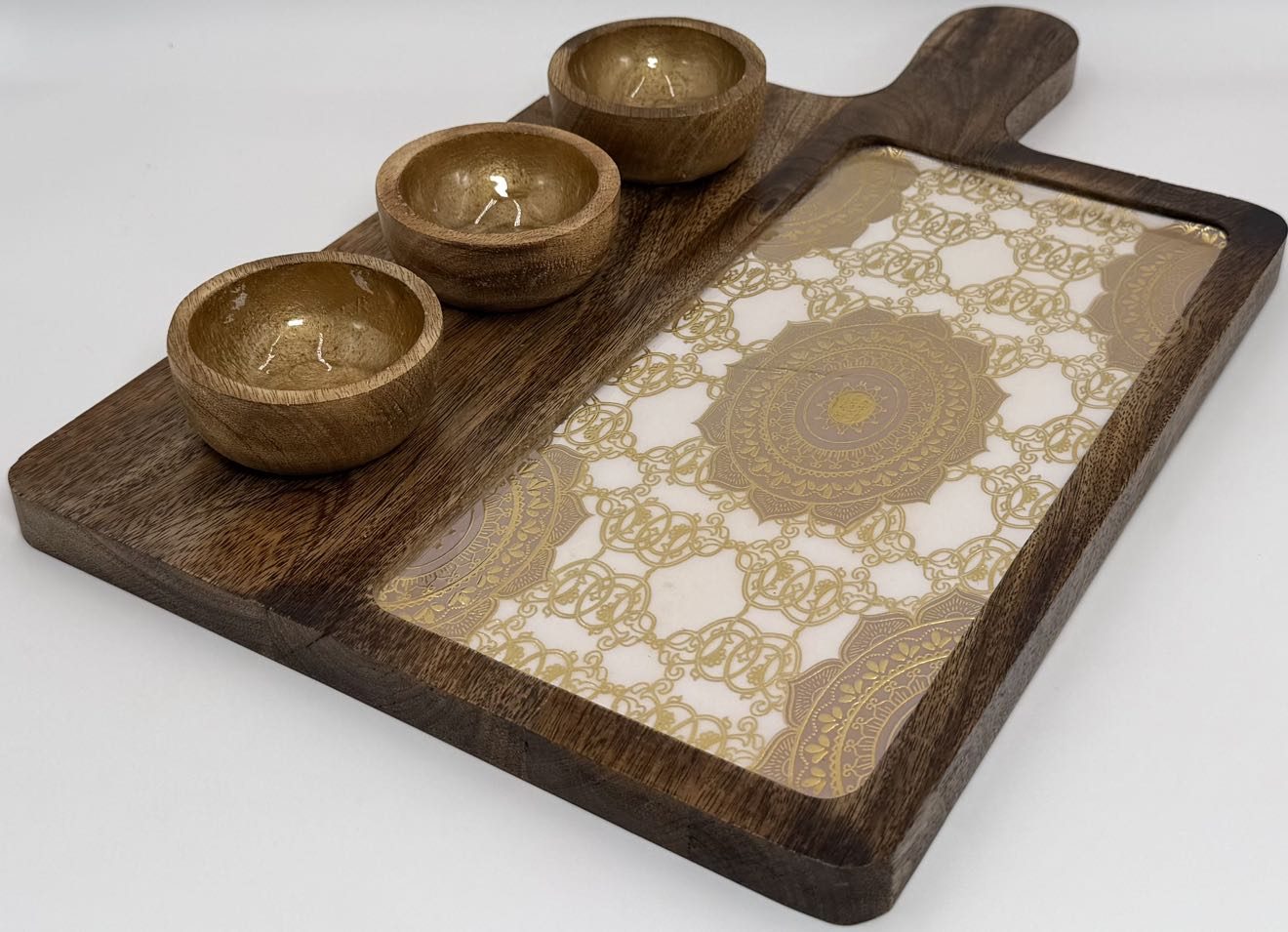 3 Bowl Platter in the Taj design