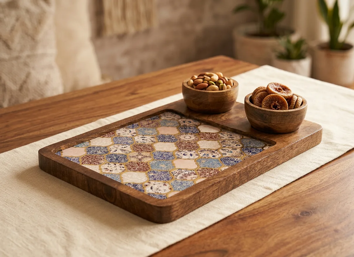 2 Bowl Platter in D1 design