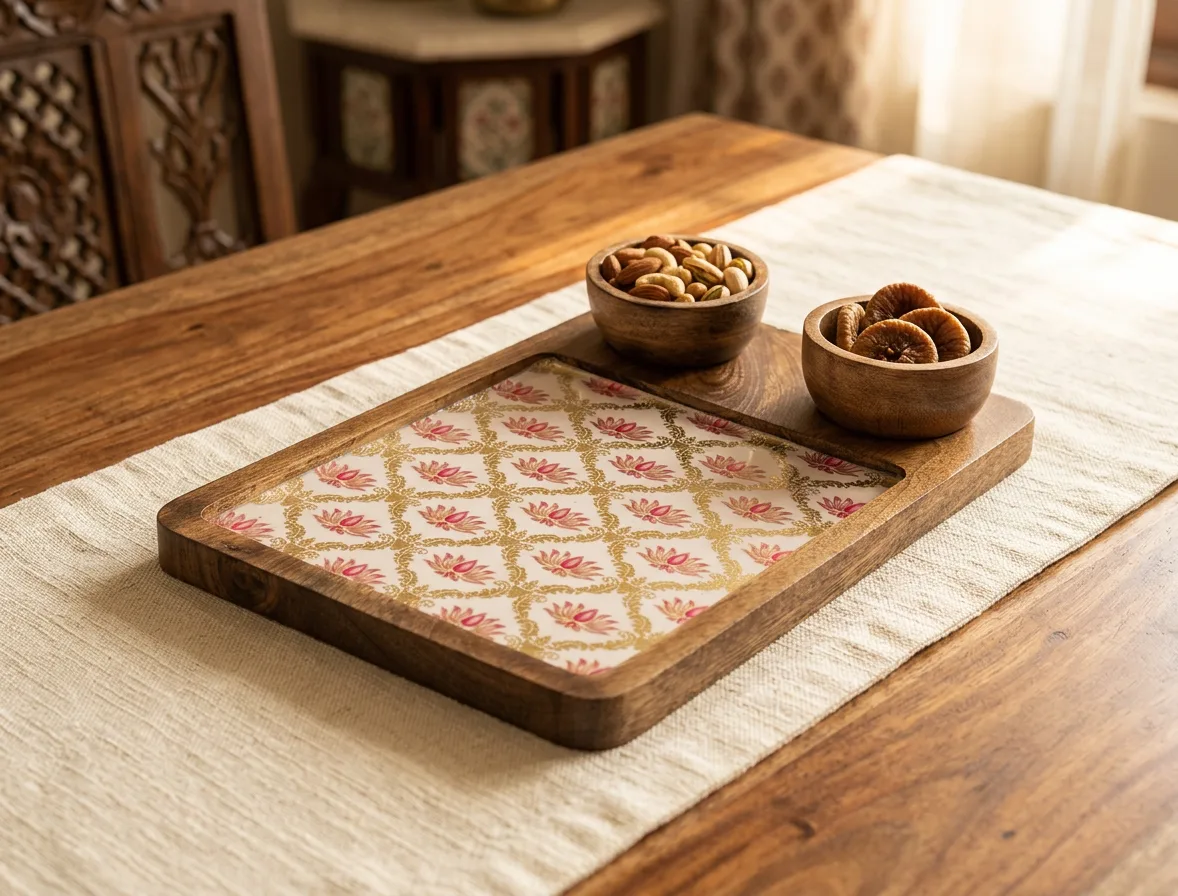 2 Bowl Platter in D4 design