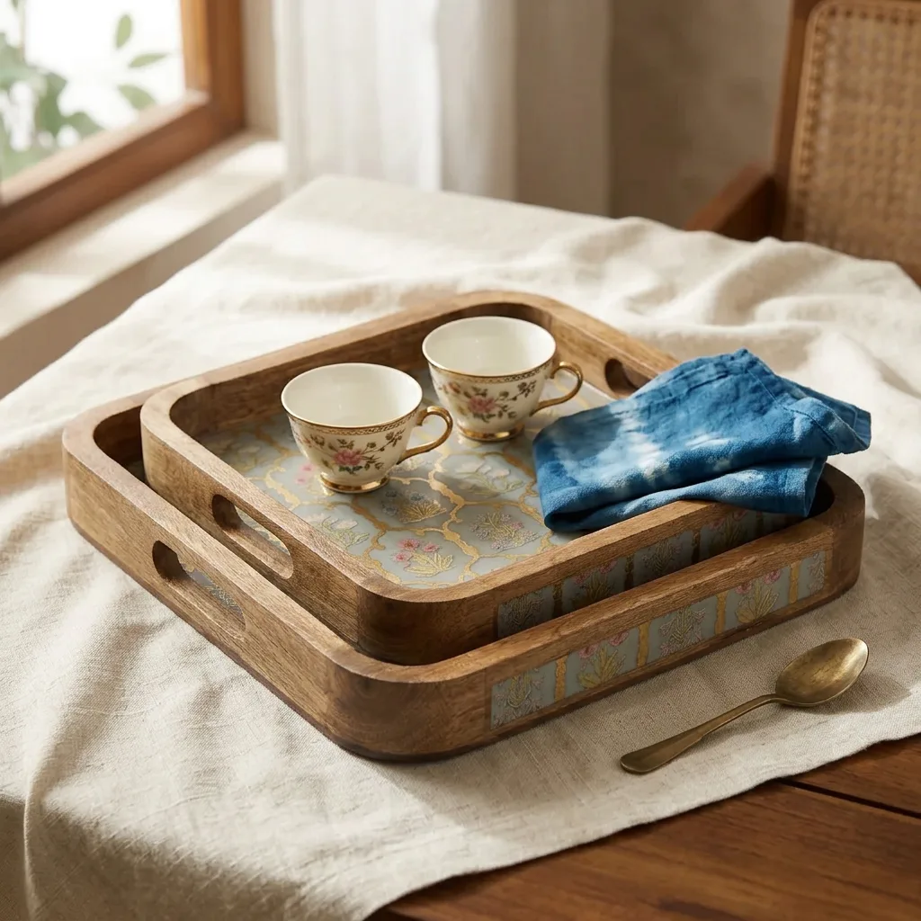 2 PC Tray Set 15MM (SQ) in the D1 design
