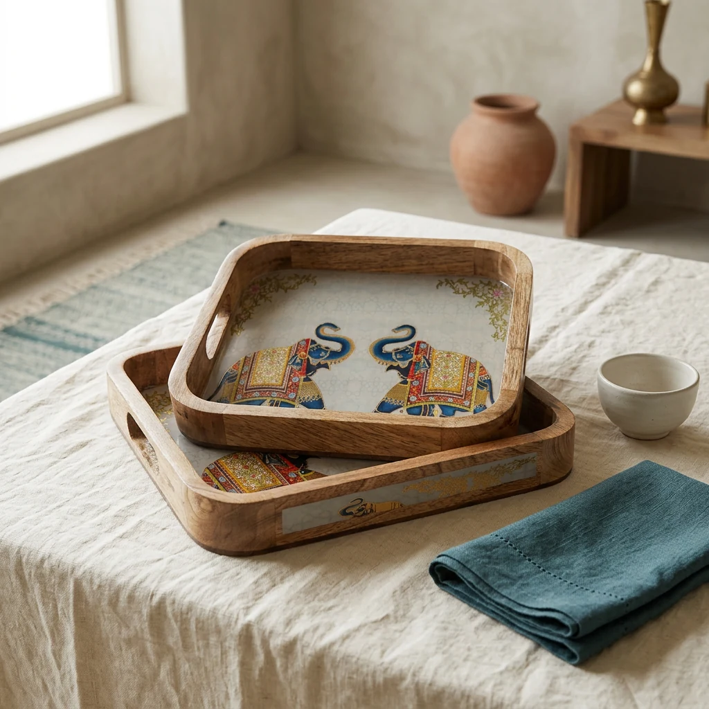 2 PC Tray Set 15MM (SQ) in the D3 design