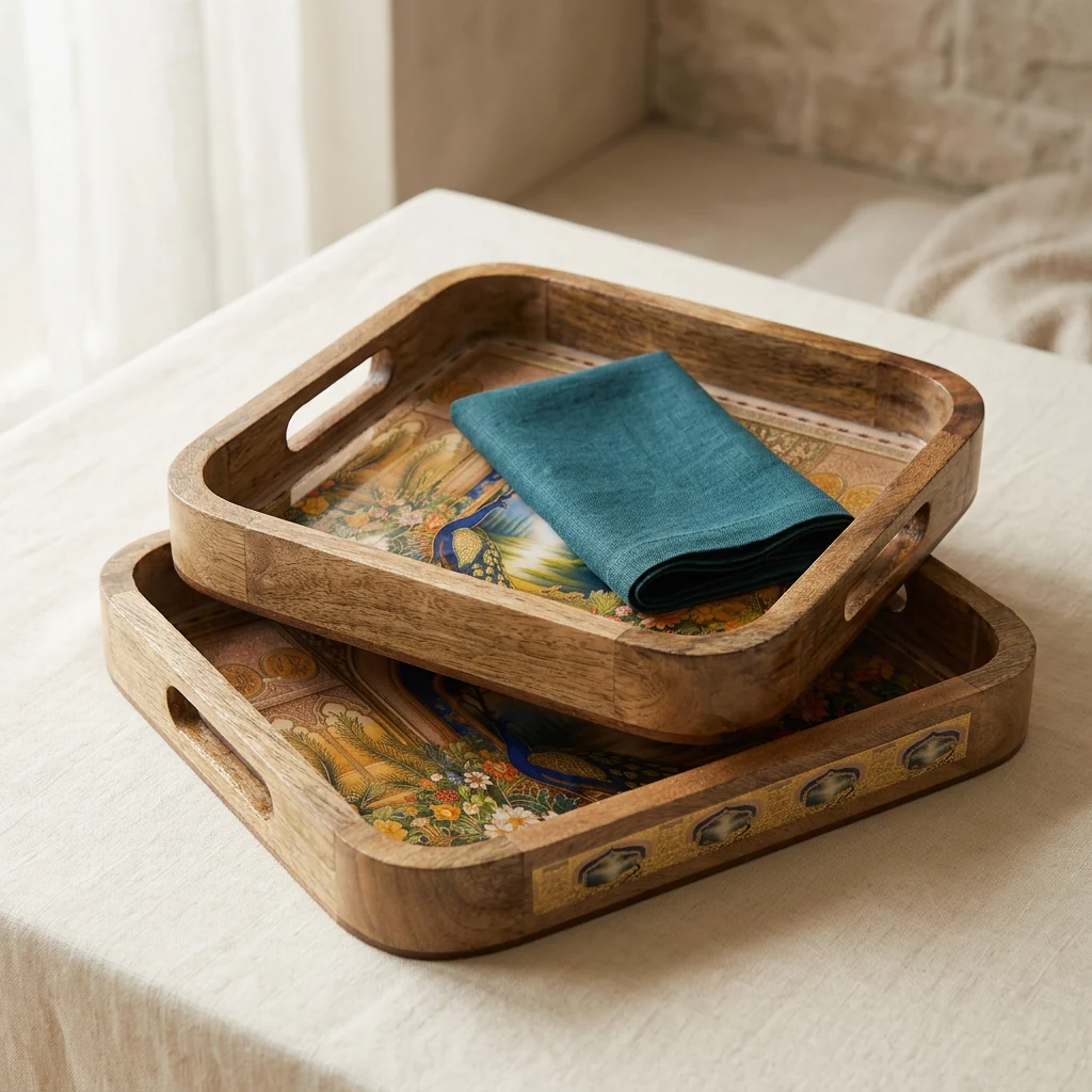 2 PC Tray Set 15MM (SQ) in the D6 design