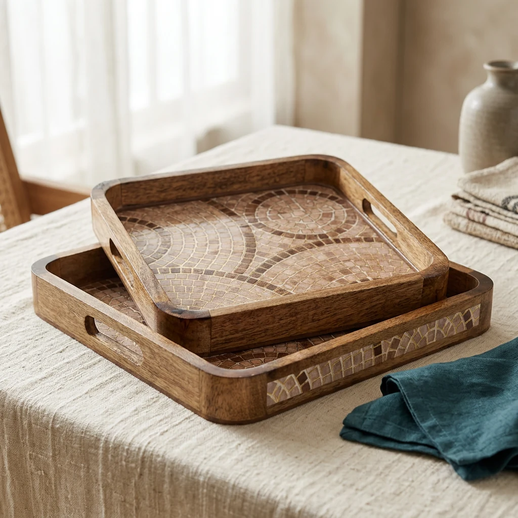 2 PC Tray Set 15MM (SQ) in the D7 design