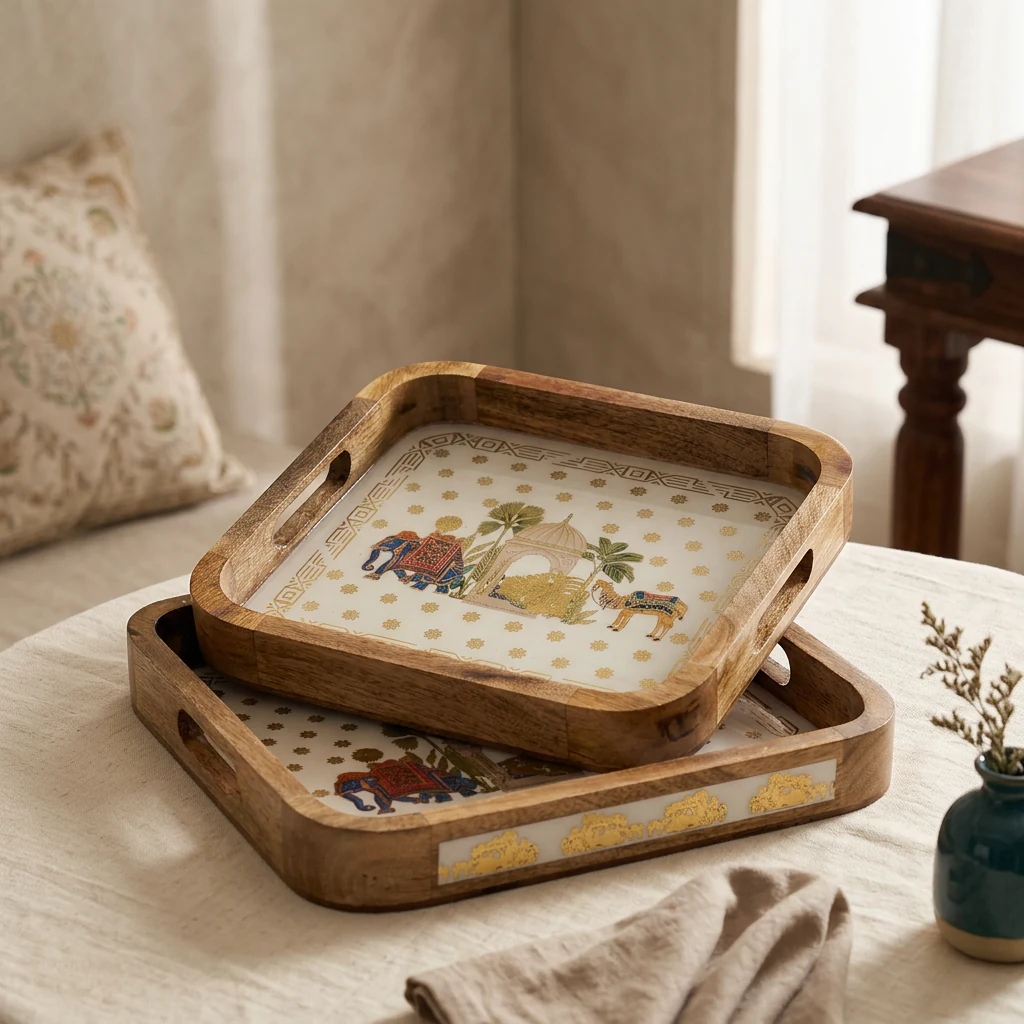 2 PC Tray Set 15MM (SQ) in the D11 design