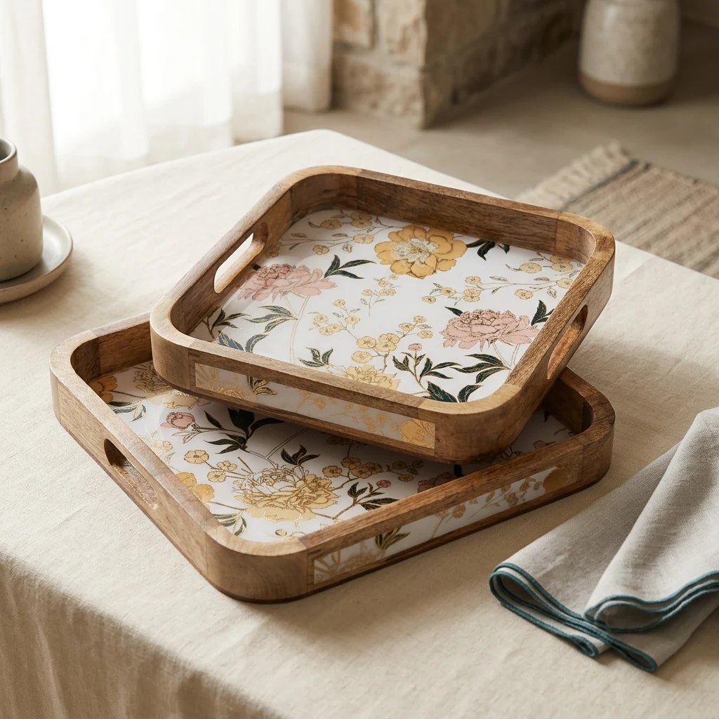 2 PC Tray Set 15MM (SQ) in the D16 design