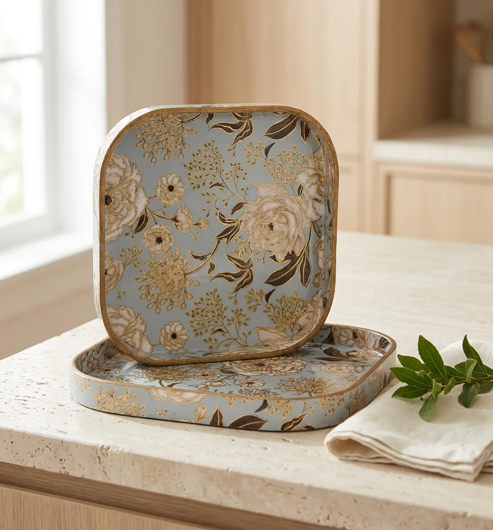 2 PC Tray Set (SMKG) in D2 design