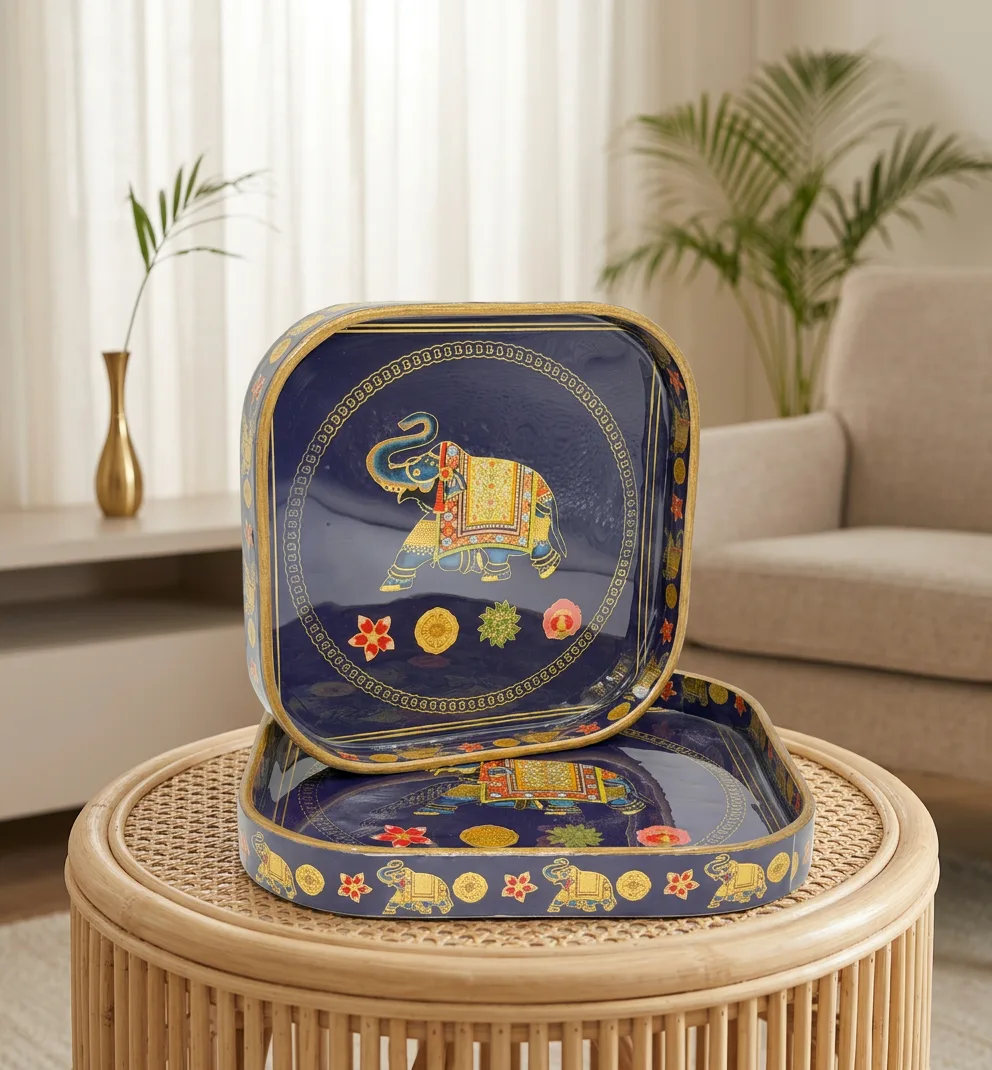 2 PC Tray Set (SMKG) in D6 design