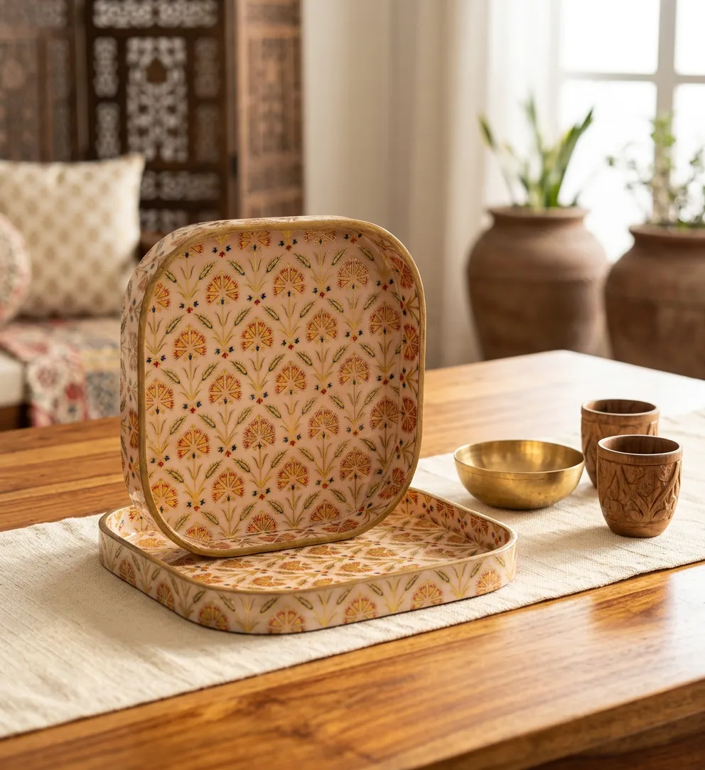 2 PC Tray Set (SMKG) in D7 design