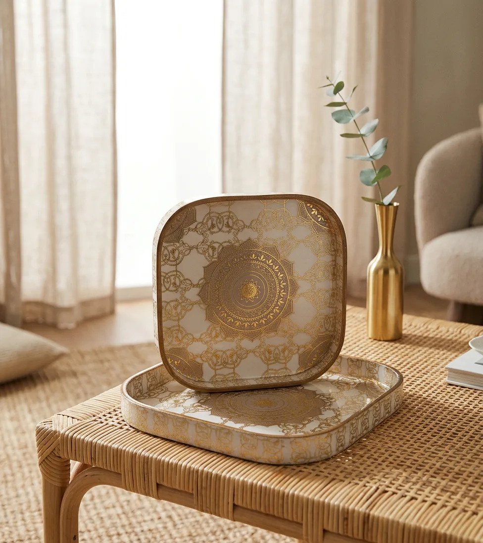 2 PC Tray Set (SMKG) in D12 design