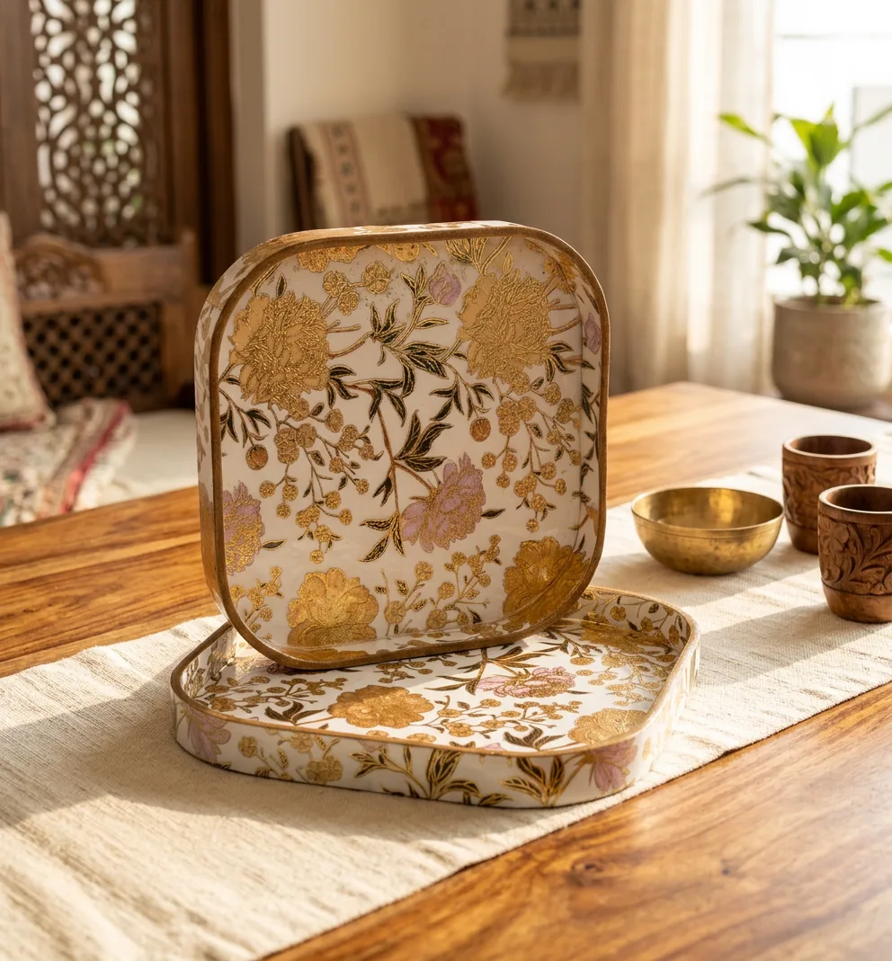 2 PC Tray Set (SMKG) in D13 design