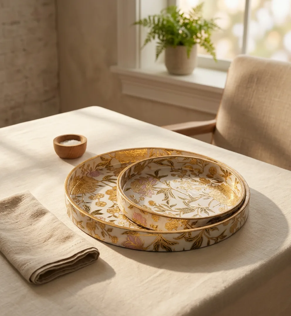 2 PC Tray Set (SMRN) in D2 design