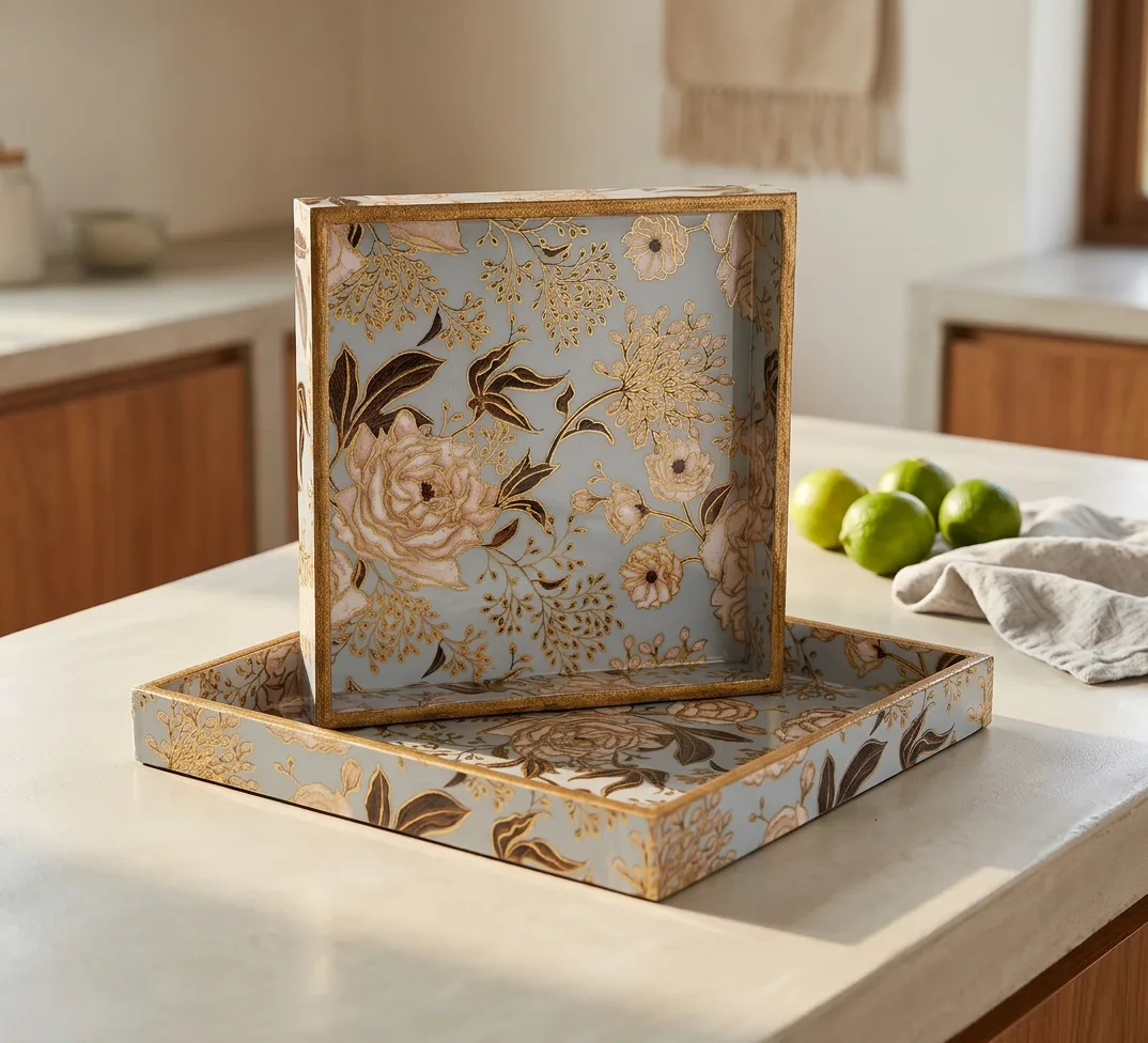 2 PC Tray Set (SMSQ) in D9 design