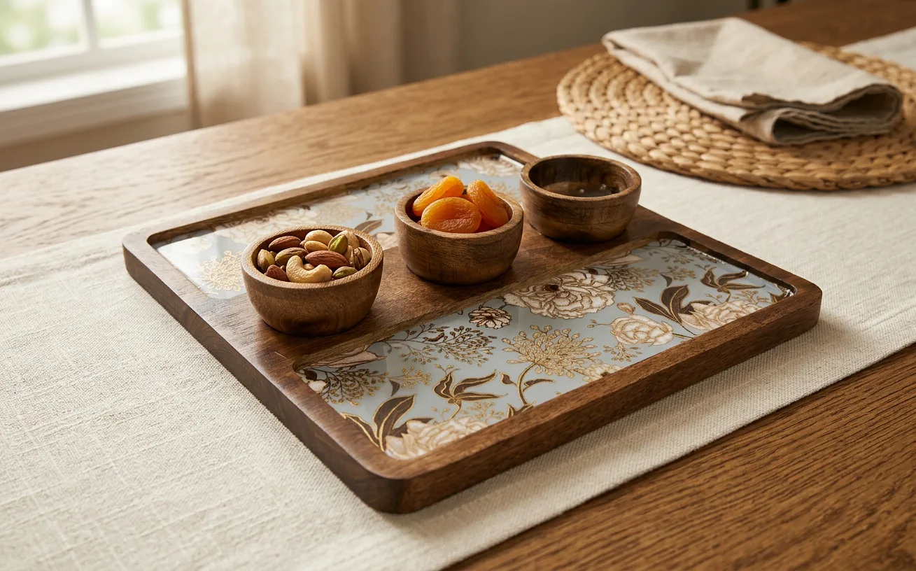 3 Bowl Platter (SQ) in D4 design
