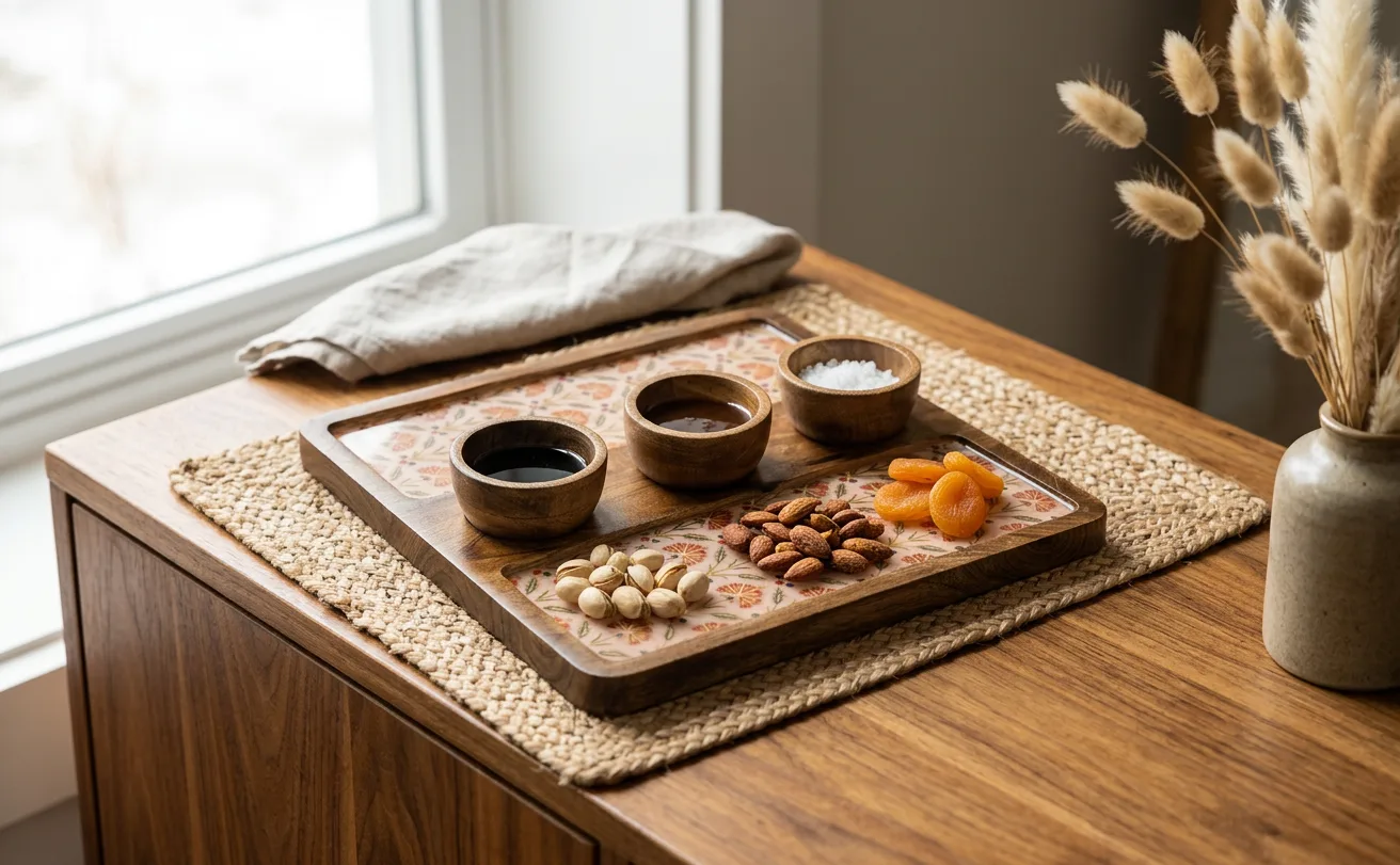 3 Bowl Platter (SQ) in Padma design